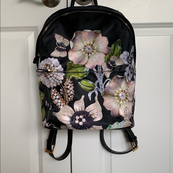 ted baker flower backpack